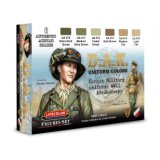 ライフカラー[CS-58]WWII ドイツ D.A.K.(ドイツ・アフリカ軍団) 迷彩服カラーセット