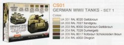 画像2: ライフカラー[CS-01]WWII ドイツ軍戦車カラーセット set1