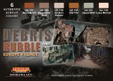 ライフカラー[CS-31] ヨーロッパ全域の建物瓦礫や破損再現セット
