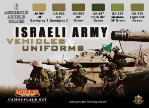 画像1: ライフカラー[CS-32]イスラエル陸軍 車両&ユニフォーム カラーセット (1)