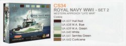 画像2: ライフカラー[CS-34] WWII 英国海軍カラーセット #2 ウエスタンアプローチ 戦争後期