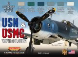 ライフカラー[CS-46]WWII 米 WWIIアメリカ海軍/海兵隊航空機カラーセット