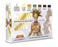 ライフカラー[CS-53]NMMメタルカラーセット1 ゴールド系金属表現編