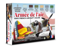 画像1: ライフカラー[CS-56]WWII第二次世界大戦フランス空軍機カラーセット