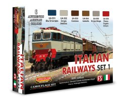 画像1: ライフカラー[XS-13]イタリア鉄道カラーセット1