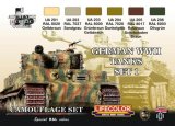 ライフカラー[CS-01]WWII ドイツ軍戦車カラーセット set1