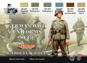画像1: ライフカラー[CS-04]WWII ドイツ軍ユニフォームセット set1 (1)
