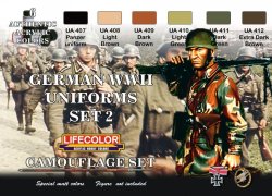 画像2: ライフカラー[CS-05]WWII ドイツ軍ユニフォームセット set2