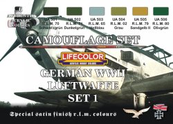 画像2: ライフカラー[CS-06]WWII ドイツ空軍機カラーセット　set1