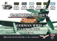 ライフカラー[CS-07]WWII ドイツ空軍機カラーセット set2