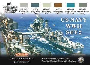 画像1: ライフカラー[CS-25]WWII 米海軍カラーセット 2 (1)