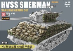 画像1: ランモモデル[LANLM-35034]1/35 HVSS シャーマン戦車用土嚢追加装甲セット