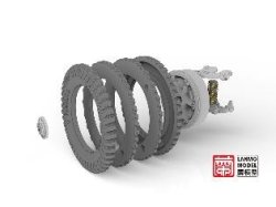 画像8: ランモモデル[LANMM-35006]1/35 イタリア軍 アウトブリンダ AB40 装甲偵察車