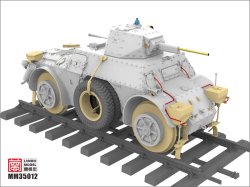 画像2: ランモモデル[LANMM-35012]1/35 イタリア軍 アウトブリンダ AB41鉄道装甲車