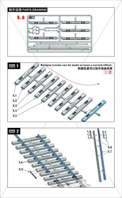 画像2: ランモモデル[LANNM-3503]1/35 線路 (ヨーロッパ標準軌)