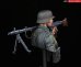 画像9: ライフミニチュア[LM-B028]1/10 胸像 WWII ドイツ国防軍 MG34機関銃手 フランス1940