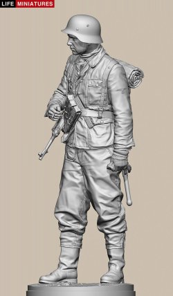 画像11: ライフミニチュア[LM-35007]1/35 WWII ドイツ ポトー迎撃戦 ハンセン戦闘団の分隊長 バルジの戦い1944