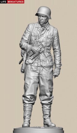 画像13: ライフミニチュア[LM-35007]1/35 WWII ドイツ ポトー迎撃戦 ハンセン戦闘団の分隊長 バルジの戦い1944