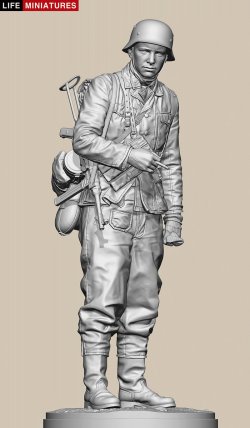 画像3: ライフミニチュア[LM-35007]1/35 WWII ドイツ ポトー迎撃戦 ハンセン戦闘団の分隊長 バルジの戦い1944