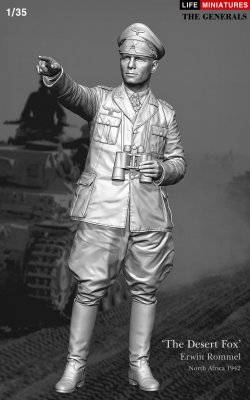 画像2: ライフミニチュア[LM-35011]1/35 WWII ドイツ 「砂漠の狐」エルヴィン・ロンメル 北アフリカ1942年