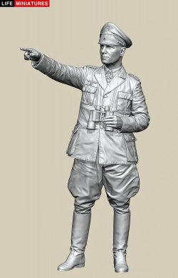 画像4: ライフミニチュア[LM-35011]1/35 WWII ドイツ 「砂漠の狐」エルヴィン・ロンメル 北アフリカ1942年