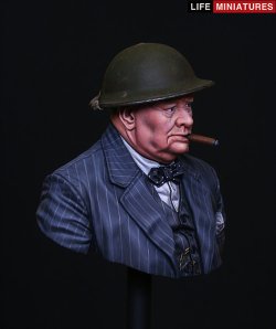画像3: ライフミニチュア[LM-B005] 1/10 「決して降伏はしない」ウィンストン・チャーチル