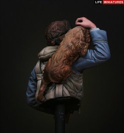 画像4: ライフミニチュア[LM-B009] 1/10 犬と戯れる英空軍パイロット バトルオブブリテン1940年