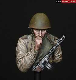 画像2: ライフミニチュア[LM-B011] 1/10 祈る若きソビエト赤軍歩兵 クルスクの戦い1943年