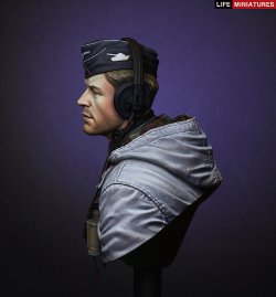 画像5: ライフミニチュア[LM-B017] 1/10 防寒着姿の重戦車長 ハンガリー1944年