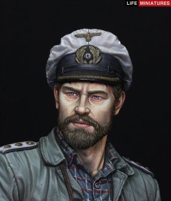 画像6: ライフミニチュア[LM-B020] 1/10 WWII 海の餓狼 独海軍Uボート指揮官
