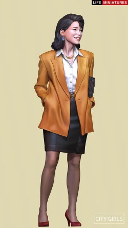 画像3: ライフミニチュア[LM-CG001]1/24(75mm) シティガールズNo.1 美咲 東京 1989年