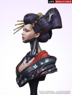 画像6: ライフミニチュア[LM-FUB003]1/10 クイーン 電気仕掛けのゲイシャ