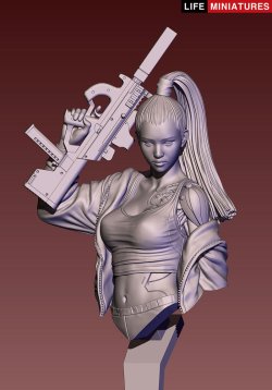 画像4: ライフミニチュア[LM-FUB006]1/12 バストモデル「悪しき血統2 バストモデルバージョン」