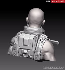 画像5: ライフミニチュア[LM-FUB008]1/10胸像 スカベンジャー(バストモデル)