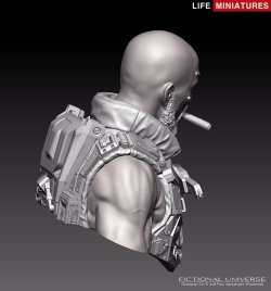 画像6: ライフミニチュア[LM-FUB008]1/10胸像 スカベンジャー(バストモデル)