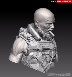 画像7: ライフミニチュア[LM-FUB008]1/10胸像 スカベンジャー(バストモデル)