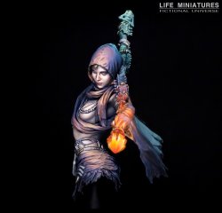 画像6: ライフミニチュア[LM-FUB009]1/12 胸像 ネクロマンサー「ザライヤ」(バストモデル)