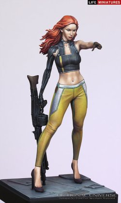 画像3: ライフミニチュア[LM-FUS001]1/20 悪しき血統 人造右腕の女暗殺者