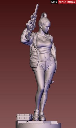 画像3: ライフミニチュア[LM-FUS002]75mm(1/24)「悪しき血統2 スタンディングモデルバージョン」