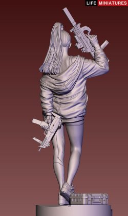 画像5: ライフミニチュア[LM-FUS002]75mm(1/24)「悪しき血統2 スタンディングモデルバージョン」