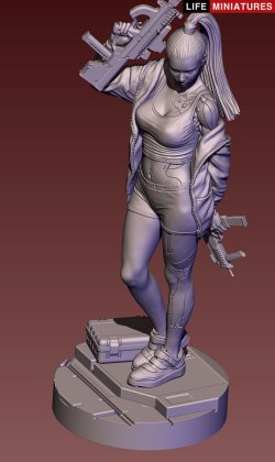 画像8: ライフミニチュア[LM-FUS002]75mm(1/24)「悪しき血統2 スタンディングモデルバージョン」