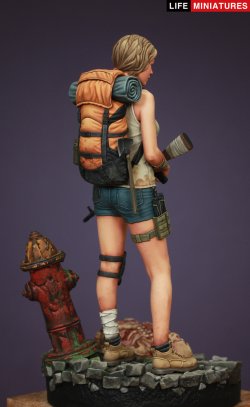 画像13: ライフミニチュア[LM-FUS003]1/20 スタンドアローン 孤高の女戦士 90mmフィギュア