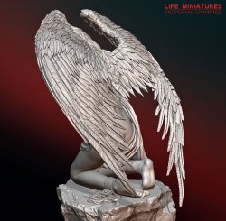 画像5: ライフミニチュア[LM-FUS005]1/20(90mm) 打ちひしがれる天使