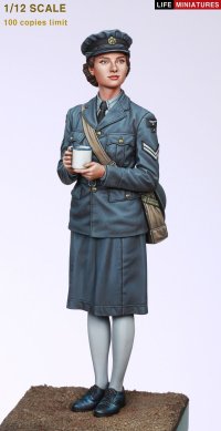 ライフミニチュア[LM-12003]1/12  WWII イギリス空軍WAAF(婦人補助空軍) 副班長 1940-1941年