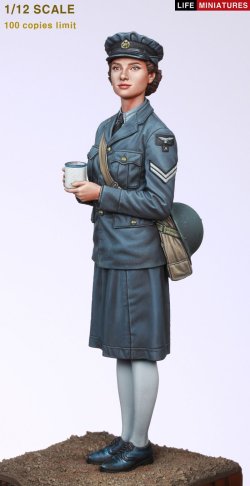 画像3: ライフミニチュア[LM-12003]1/12  WWII イギリス空軍WAAF(婦人補助空軍) 副班長 1940-1941年
