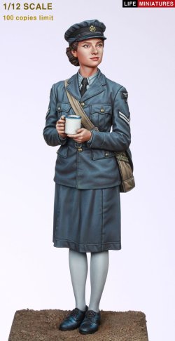 画像10: ライフミニチュア[LM-12003]1/12  WWII イギリス空軍WAAF(婦人補助空軍) 副班長 1940-1941年