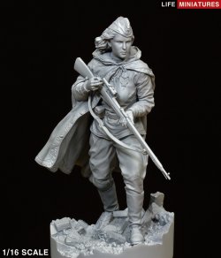 画像6: ライフミニチュア[LM-16004]1/16 WWII 露/ソ ソビエト赤軍女性スナイパー 全身像