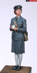 画像1: ライフミニチュア[LM-16007]1/16 WWII イギリス空軍WAAF(婦人補助空軍) 副班長 1940-1941年 (1)