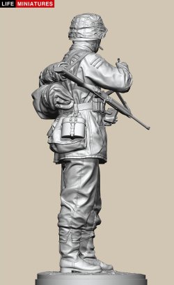 画像4: ライフミニチュア[LM-16011]1/16 WWII ドイツ ポトー迎撃戦 ハンセン戦闘団のM1カービンを持つ小銃手 バルジの戦い1944