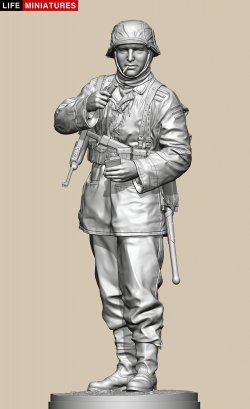 画像8: ライフミニチュア[LM-16011]1/16 WWII ドイツ ポトー迎撃戦 ハンセン戦闘団のM1カービンを持つ小銃手 バルジの戦い1944
